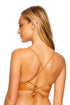 Luli Fama Luli Diva Cross Back Bustier Top